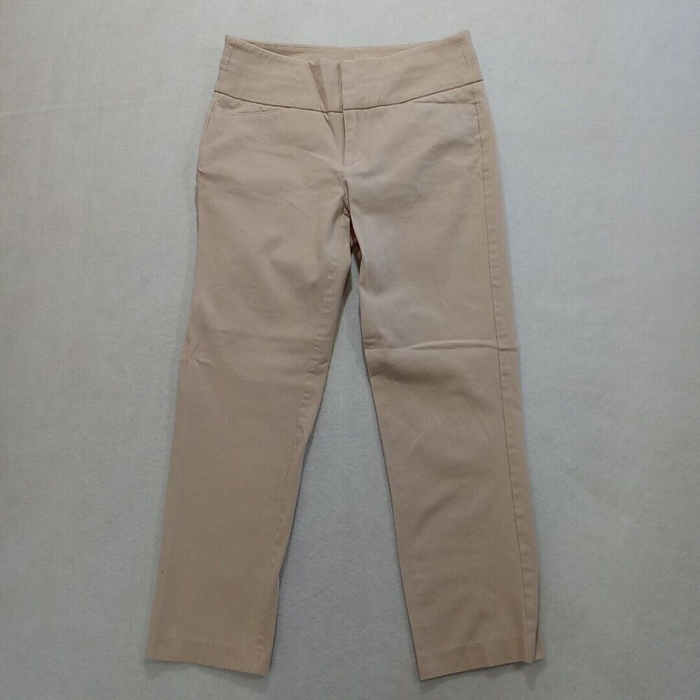 Elle Cropped Pants Size 2 Faux Pockets